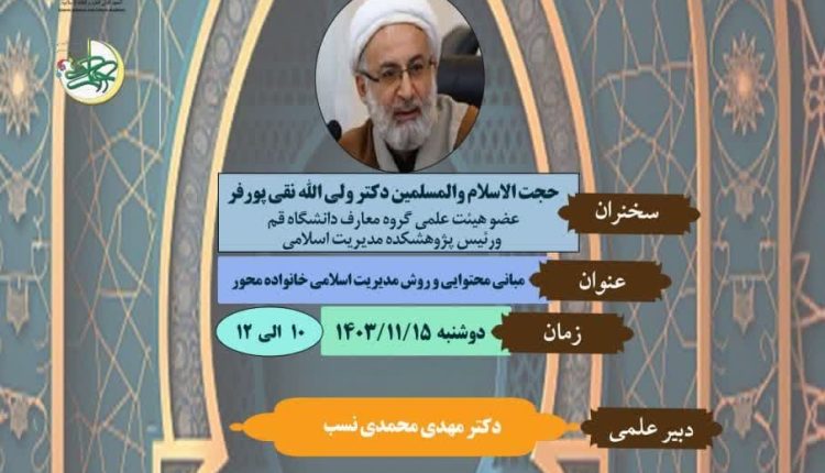 مبانی محتوایی و روش مدیریت اسلامی خانواده محور