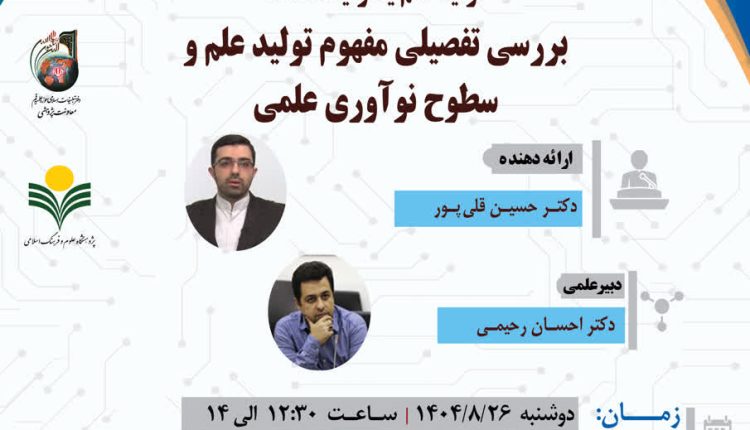 بررسی تفصیلی مفهوم تولید علم و سطوح نوآوری علمی